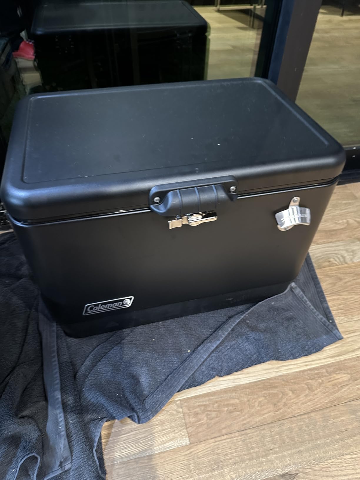 Coleman Reunion Premium Insulated 54qt Steel Belted Cooler Leak-Resistant Heavy-Duty Latch Handles Drain & Bottle Opener Perfect for Camping Tailgating Beach Picnic & More customer photo 2