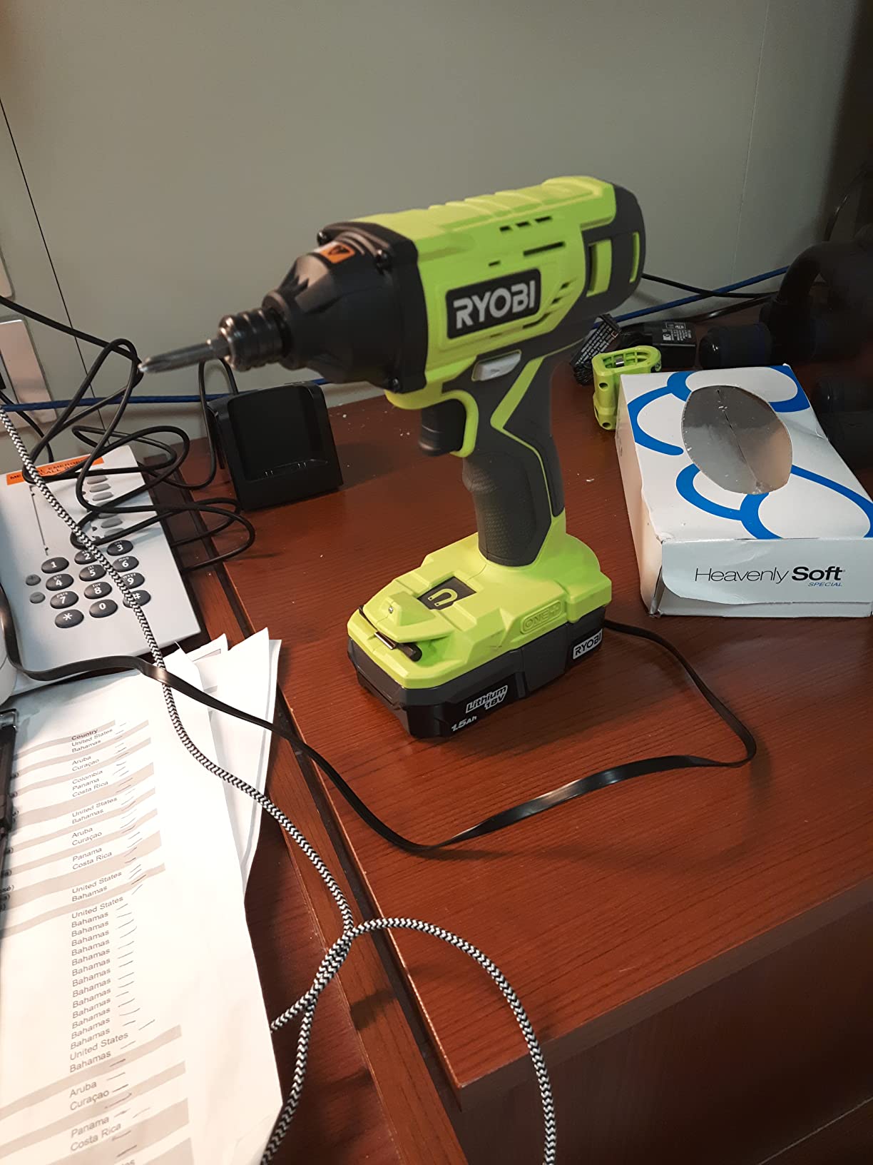 Ryobi ONE+ 18V Cordless 1/4 in. Impact Driver Kit with 1.5 Ah Battery and Charger (P235AK1) | PCL235Kit customer photo 1