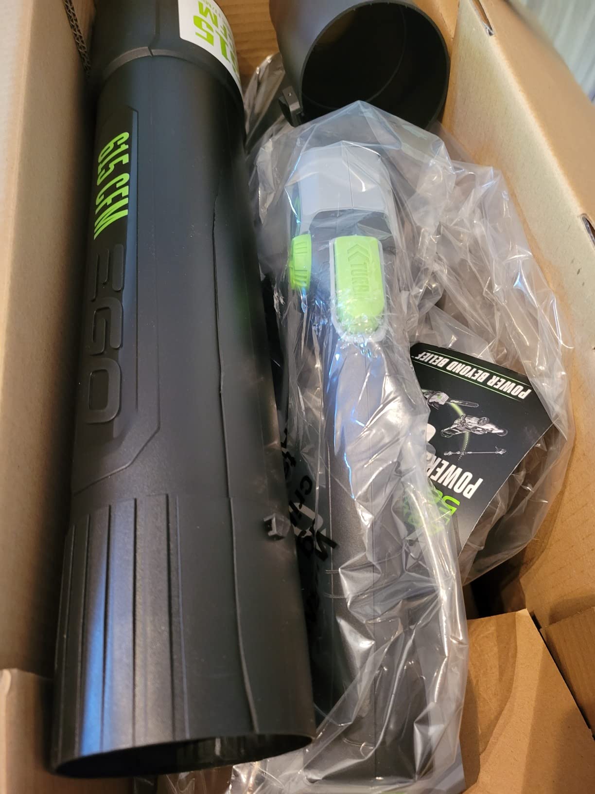 EGO POWER+ Leaf Blower, Cordless Electric 615 CFM, Battery and Charger Not Included - LB6150 customer photo 2