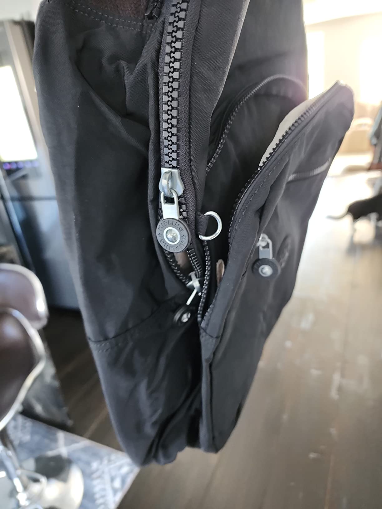 Kipling Seoul Go Laptop Backpack, Padded, Adjustable Backpack Straps, Zip Closure (One Size, Black Tonal) customer photo 1