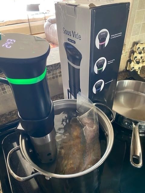 Sous Vide Cooker Machine 1000W Immersion Circulator with Recipe customer photo 1