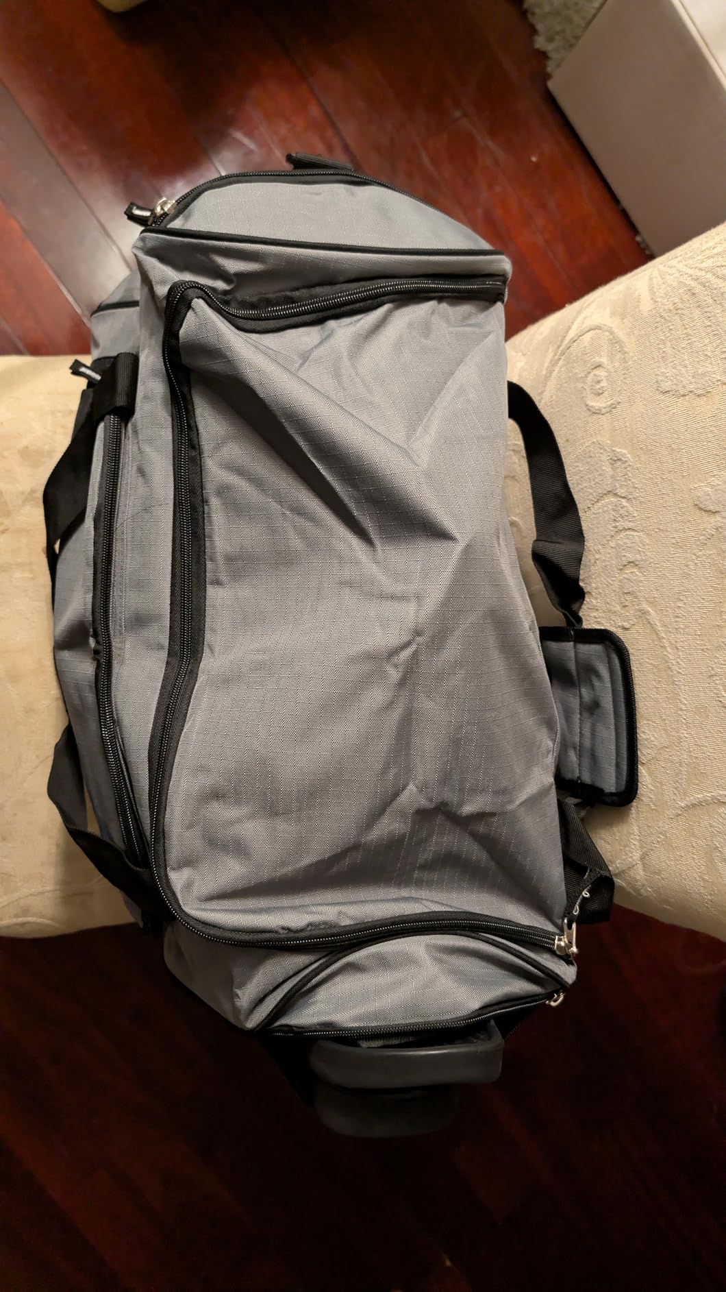 Gym Bag for Men & Women - 50L Large Duffle Bag for Travel, Black customer photo 1