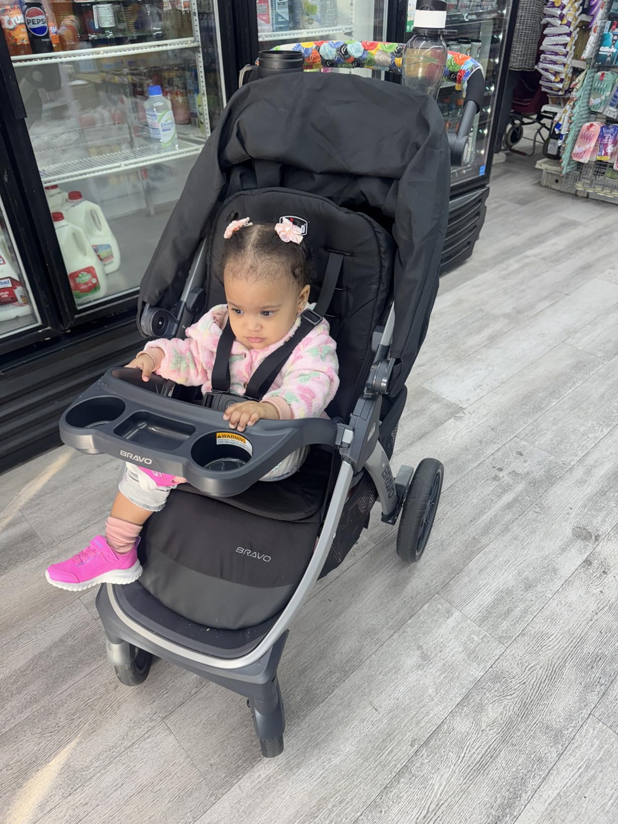 Chicco Bravo Quick-Fold Baby Stroller with One-Hand Compact Fold, Black customer photo 1