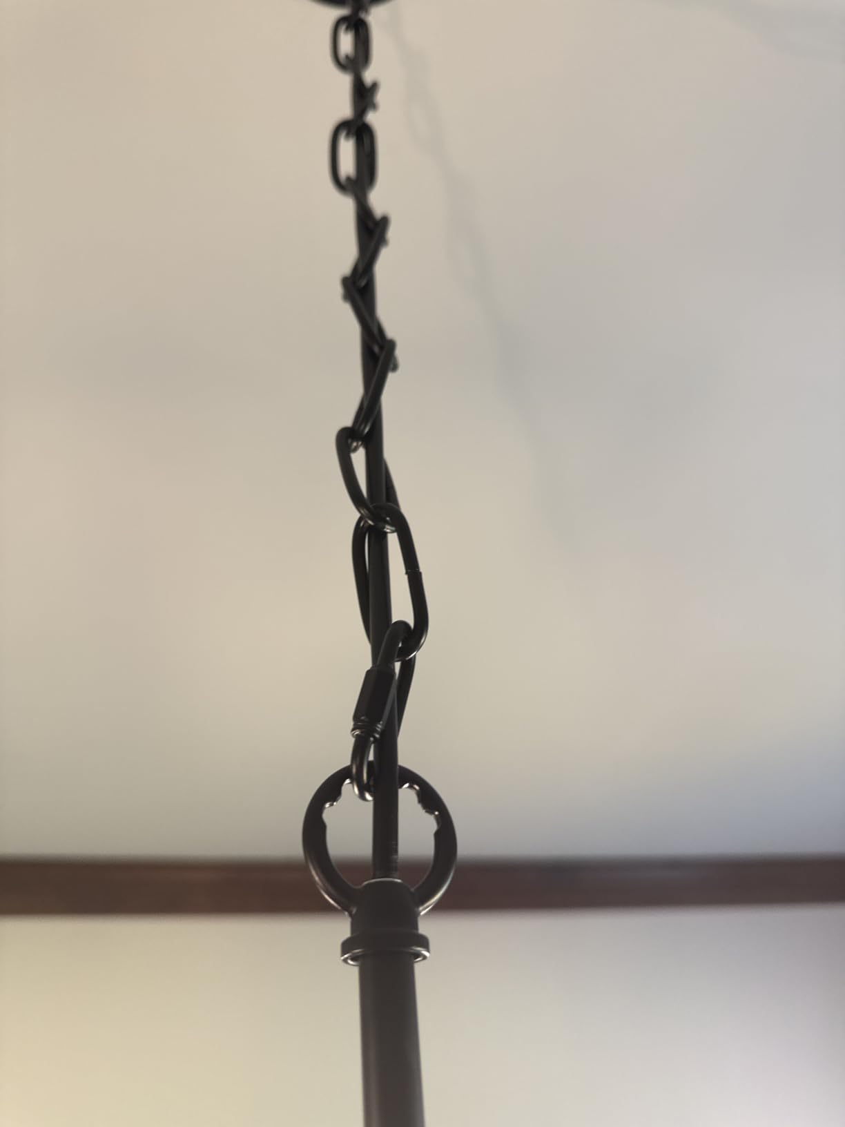Miluolan Black Chandelier, 6-Light Farmhouse Chandelier for Dining Room | Rustic iron candelabra with adjustable 47.24