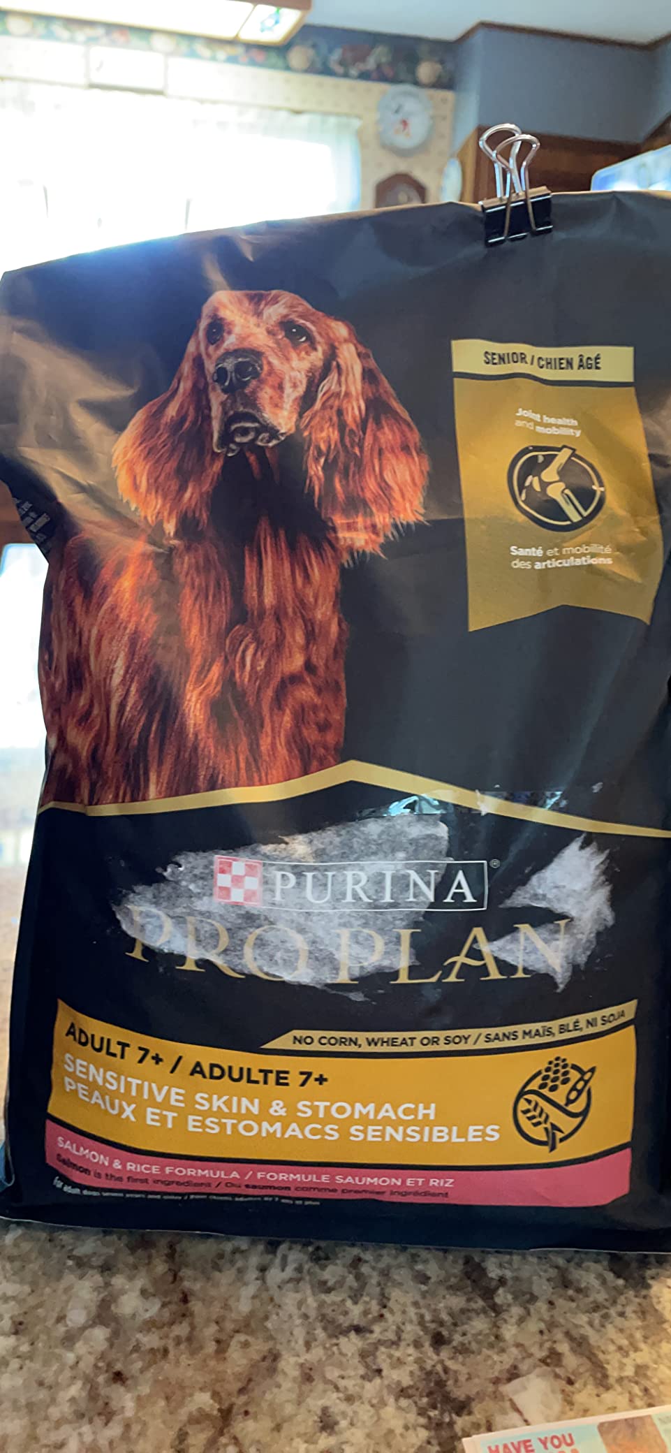 Purina Pro Plan Sensitive Skin and Stomach Senior Adult 7+ Salmon and Rice Formula customer photo 2