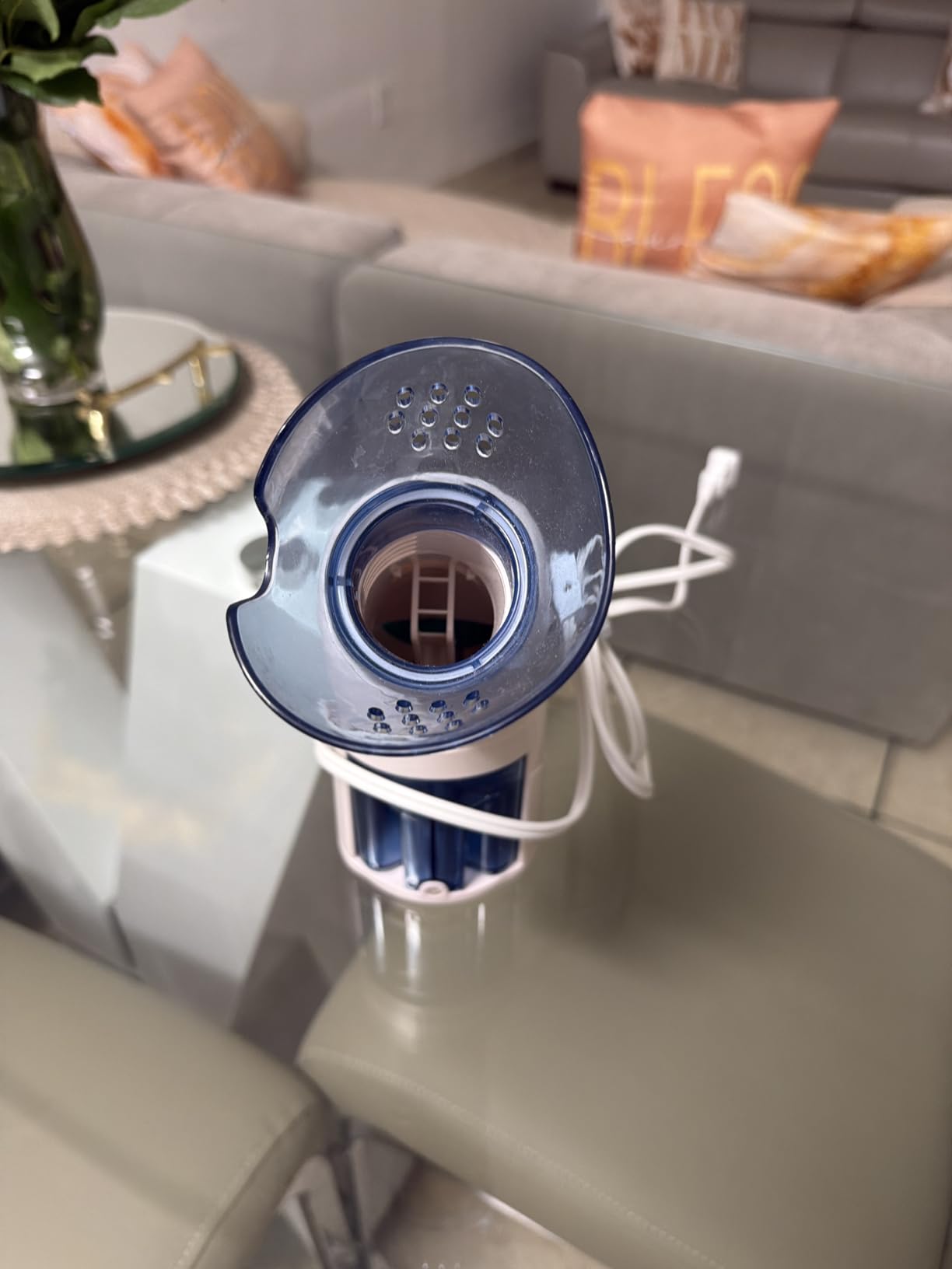HealthWise Steam Inhaler Respiratory Vapor Therapy | Sinus Pressure, Congestion, Colds & Cough Relief | Facial Steamer, Steam Inhaler, FSA Eligible, Vaporizer or Vocal Steamer | Mask for Cleansing customer photo 1