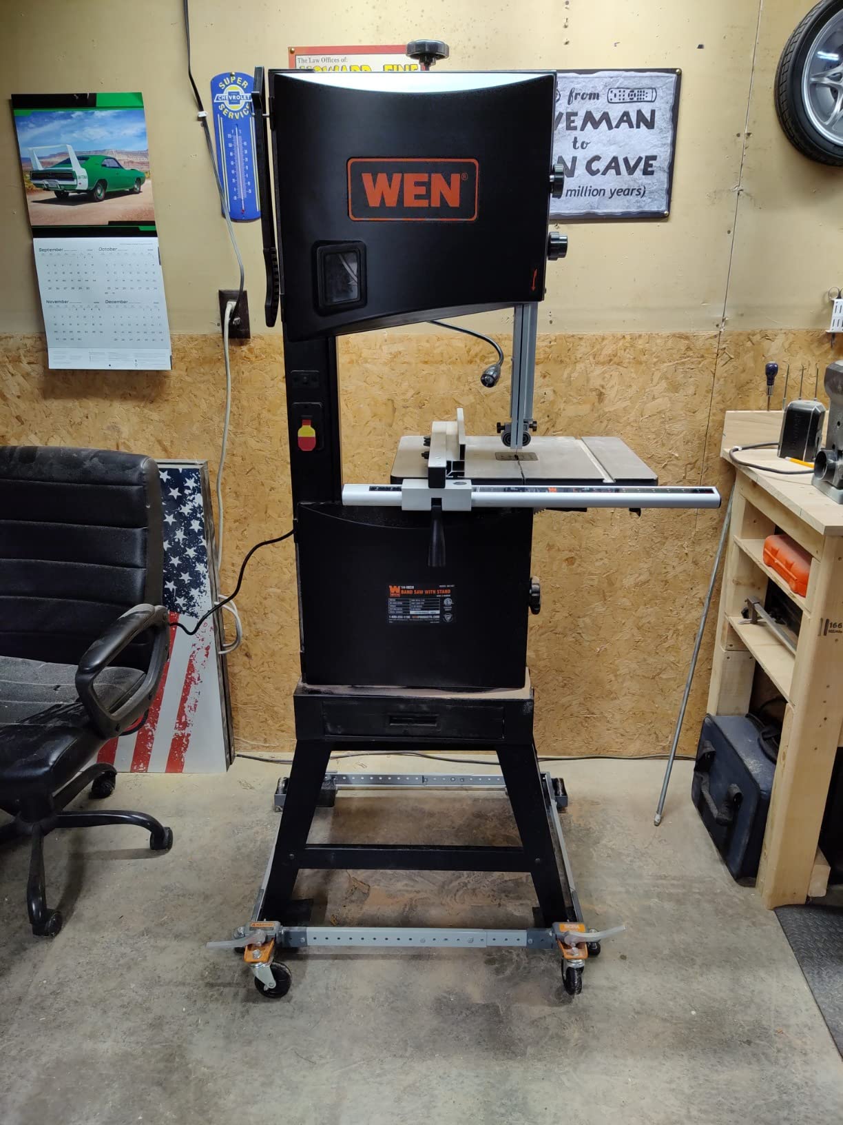 WEN (BA1487) Band Saw with Stand, Two-Speed, 14-Inch customer photo 2