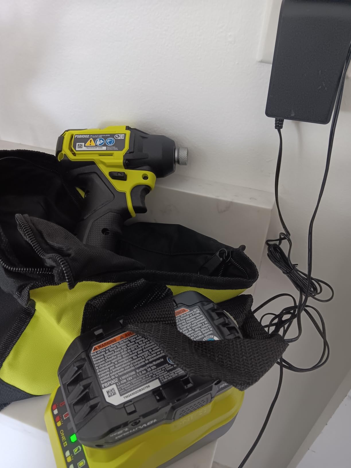 RYOBI ONE+ HP 18V Brushless Cordless Compact 1/4 in. Impact Driver Kit with (2) 1.5 Ah Batteries, Charger and Bag (PSBID01K) customer photo 1