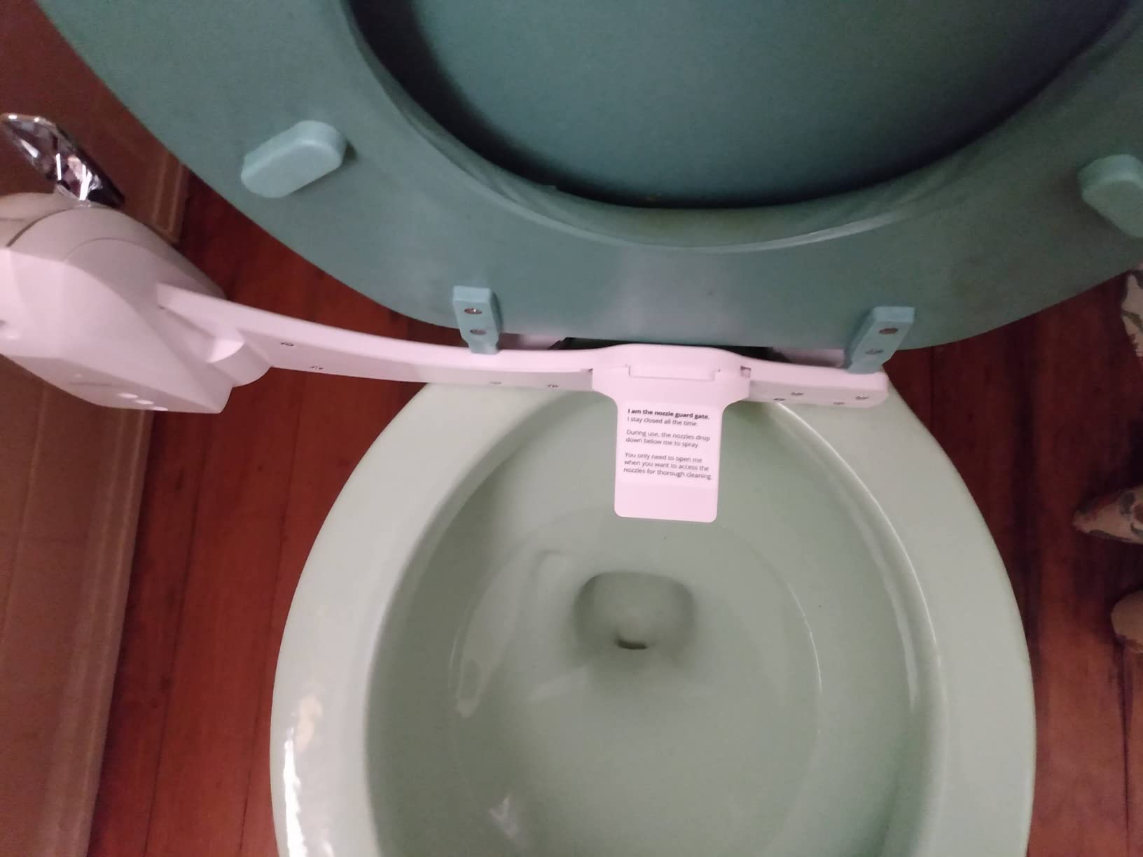 LUXE Bidet NEO 320 Plus - Warm Water, Dual Nozzle, Non-Electric Bidet Attachment for Toilet Seat, Patented Slide-In Install, 360° Self-Clean, EZ-Lift to Clean, Feminine & Rear Wash (Chrome) customer photo 2