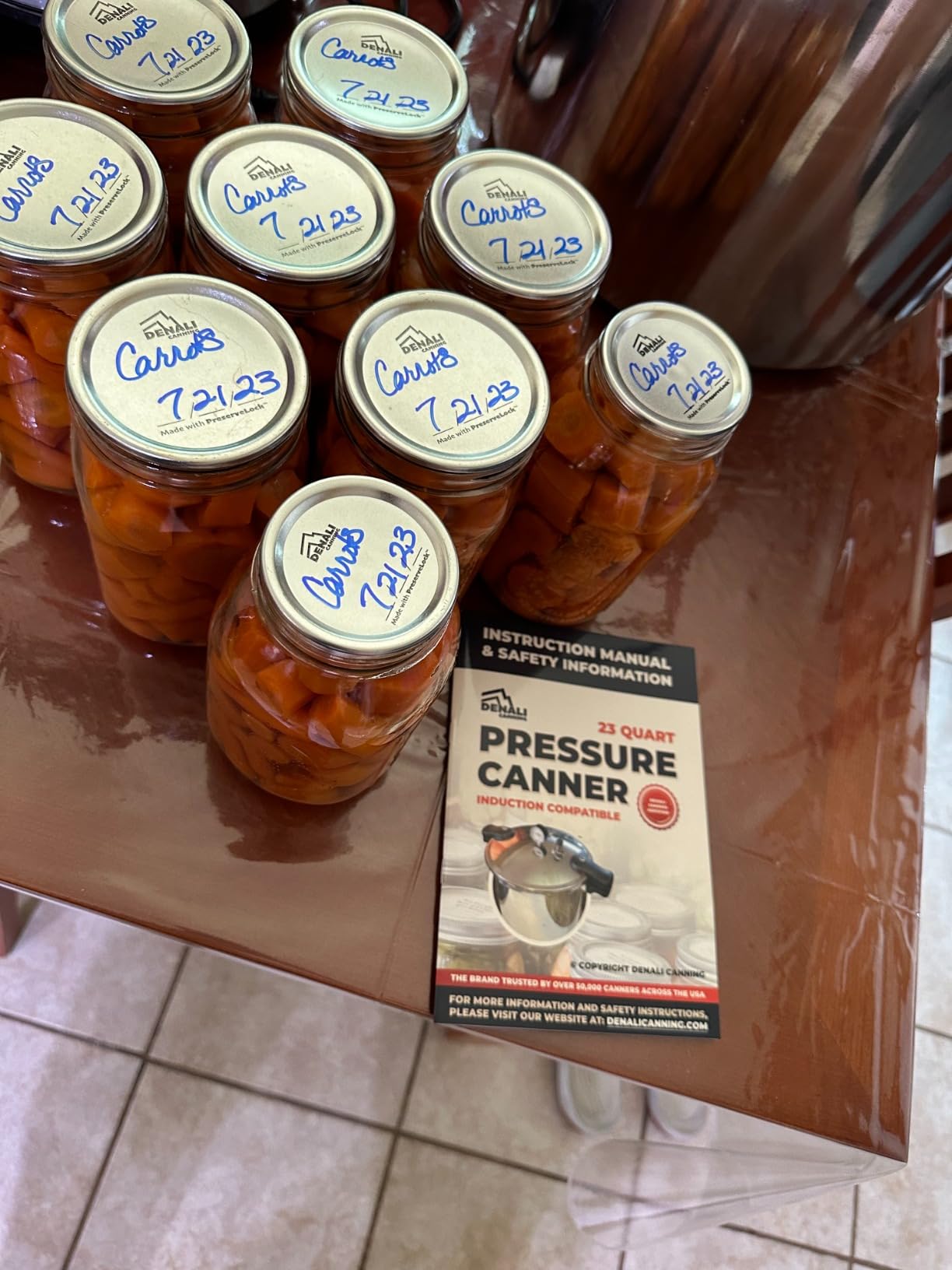 THE TANKER by Denali Canning - 23 Quart Beginner Friendly Pressure Canner & Cooker | Induction Compatible | Pressure Gauge, 15lb & 10lb Weights | Aluminum & Stainless Steel Parts | USA Company customer photo 1