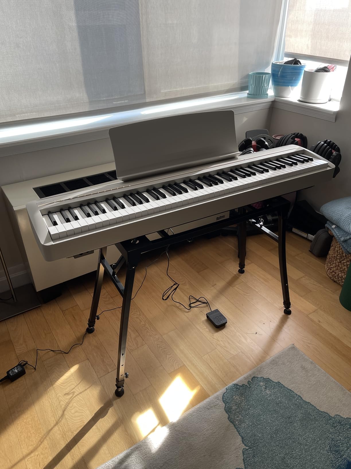 ES120 88-key Digital Piano with Speakers - Black customer photo 2