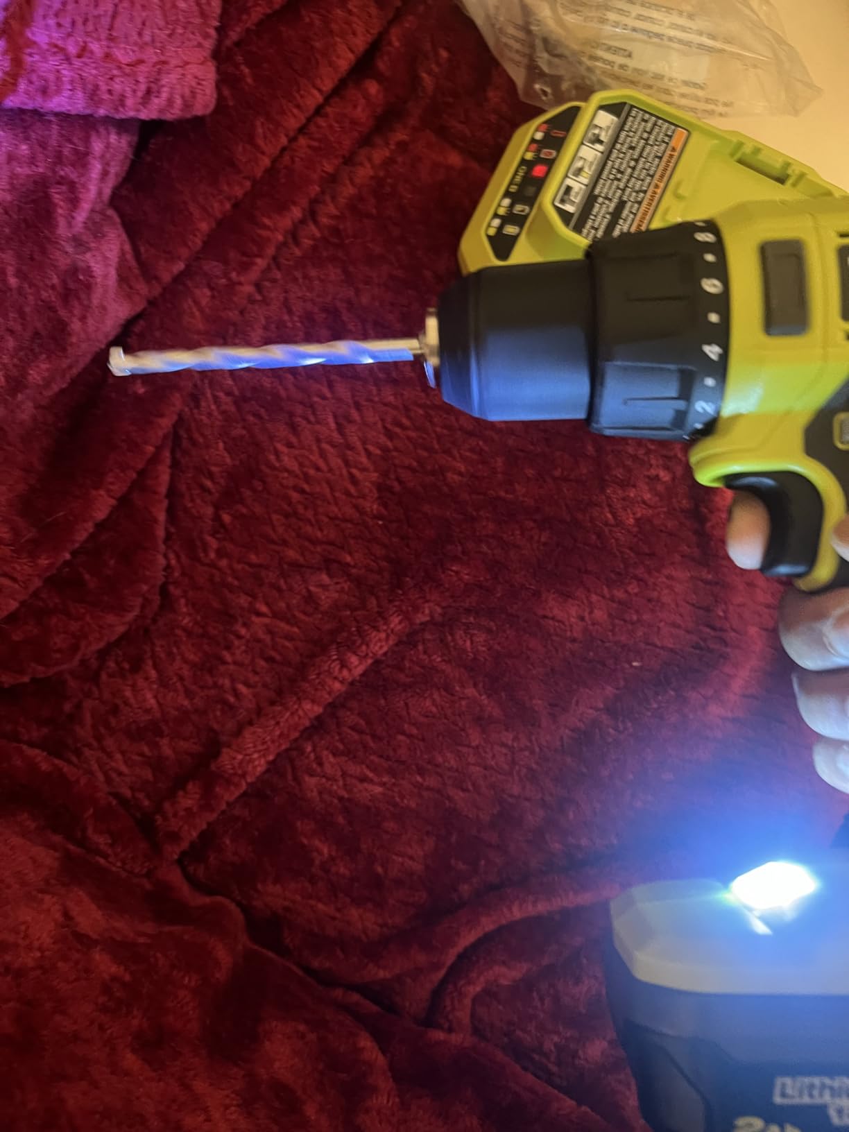 RYOBI ONE+ 18V Cordless 1/2in Drill/Driver PCL206B (Tool Only) | Battery and Charger Sold Separately customer photo 2