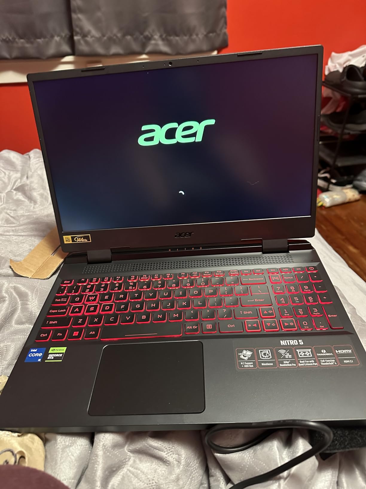 Nitro 5 AN515-58-525P Gaming Laptop | Intel Core i5-12500H | NVIDIA GeForce RTX 3050 Laptop GPU | 15.6