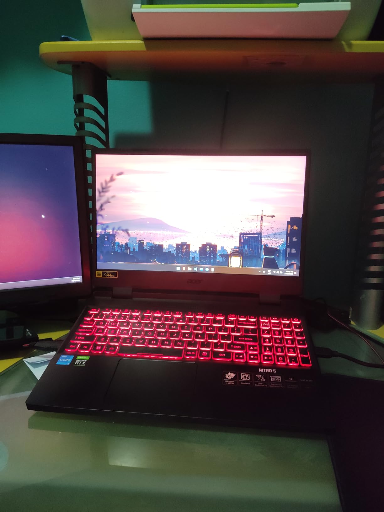 Acer Nitro 5 AN515-58-57Y8 Gaming Laptop, Intel Core i5-12500H, NVIDIA GeForce RTX 3050 Ti, 15.6-inch FHD 144Hz IPS, 16GB DDR4, 512GB Gen 4 SSD customer photo 2