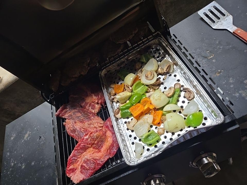 Nexgrill 3-Burner Propane Gas Grill with Side Tables, 27,000BTUs, Stainless Steel Lid, Spacious 429 SQ. In. Cooking Space, BBQ Grill for Outdoor Cooking, Patios, Parties, and More customer photo 2