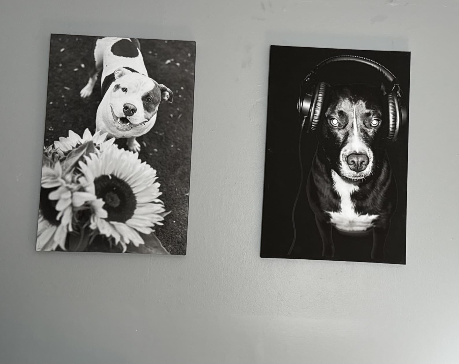 Custom Canvas Prints with Your Photos Framed Canvas Customized Wall Art Personalized Canvas Pictures for Pet/Family Gifts for Mom/Men/Women 8 x 10 customer photo 1