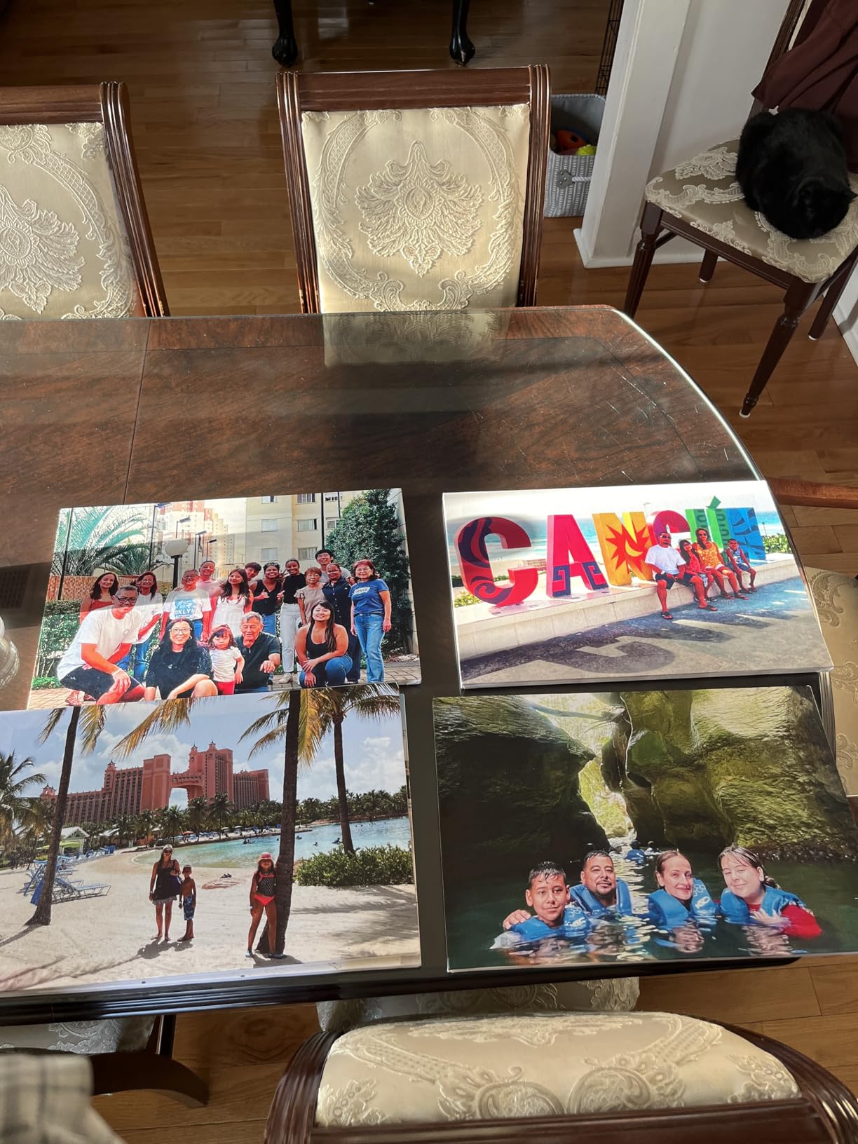 Personalized Photo to Canvas Print - Canvas Prints With Your Photos on Custom Wall Art for Bedroom, Living Room, Wedding Baby Pet Family Picture Framed Wall Art (8 in x 8 in) customer photo 2