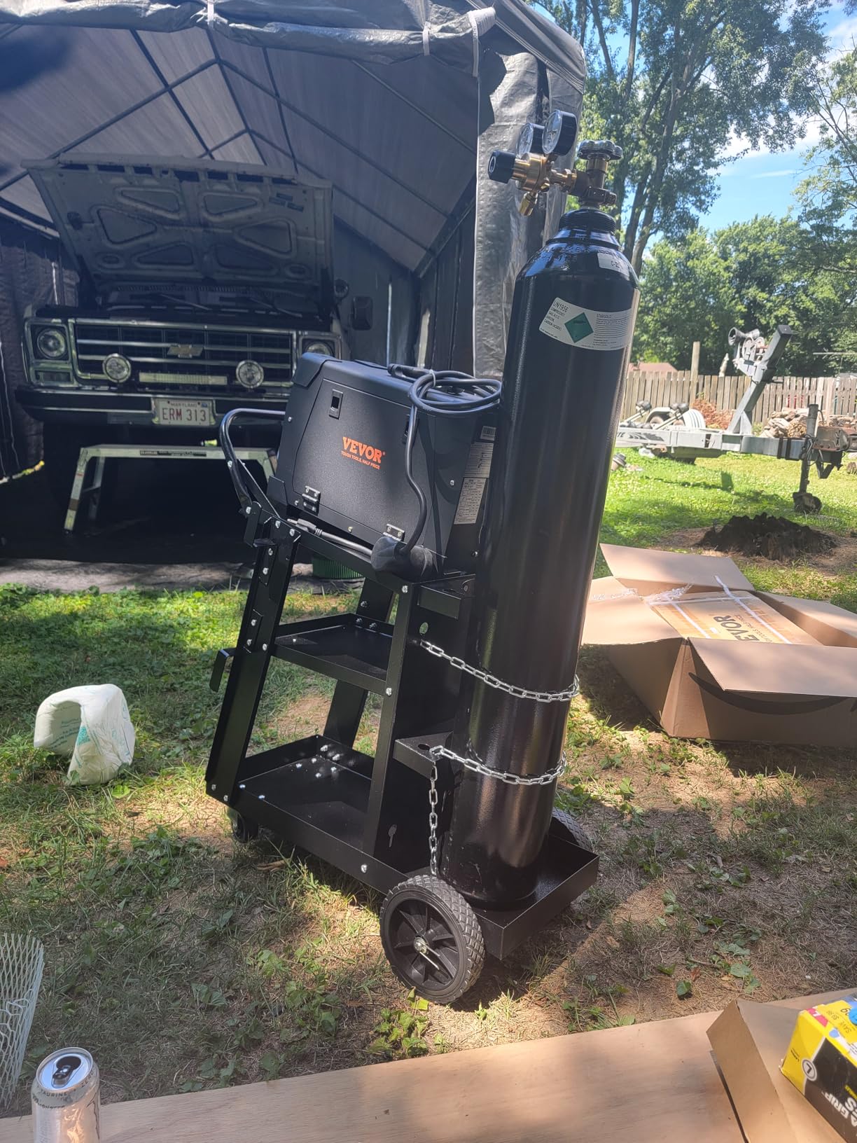 VEVOR MIG Welder, 3-in-1 270 Amp Welding Machine, 110/220V MIG/Lift TIG/Arc Welder with IGBT DC Inverter customer photo 1