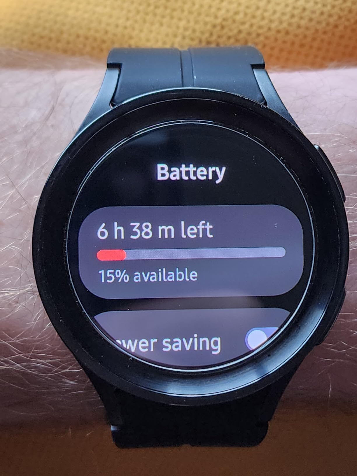 SAMSUNG Galaxy Watch 5 Pro 45mm Bluetooth Smartwatch w/Body, Health, Fitness and Sleep Tracker, Black (Renewed) customer photo 1