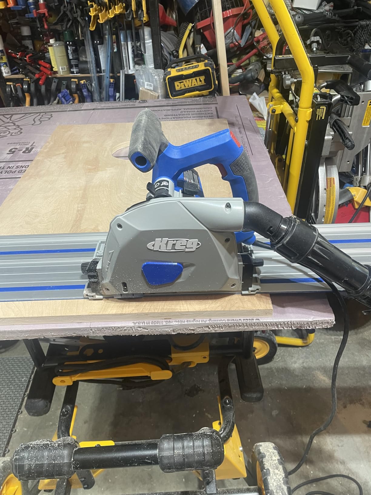 Kreg ACS-SAWBB Adaptive Cutting System Track Saw, Corded Plunge-Cut customer photo 1