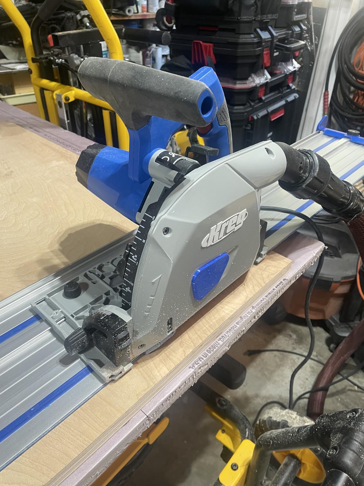 Kreg ACS-SAWBB Adaptive Cutting System Track Saw, Corded Plunge-Cut customer photo 2