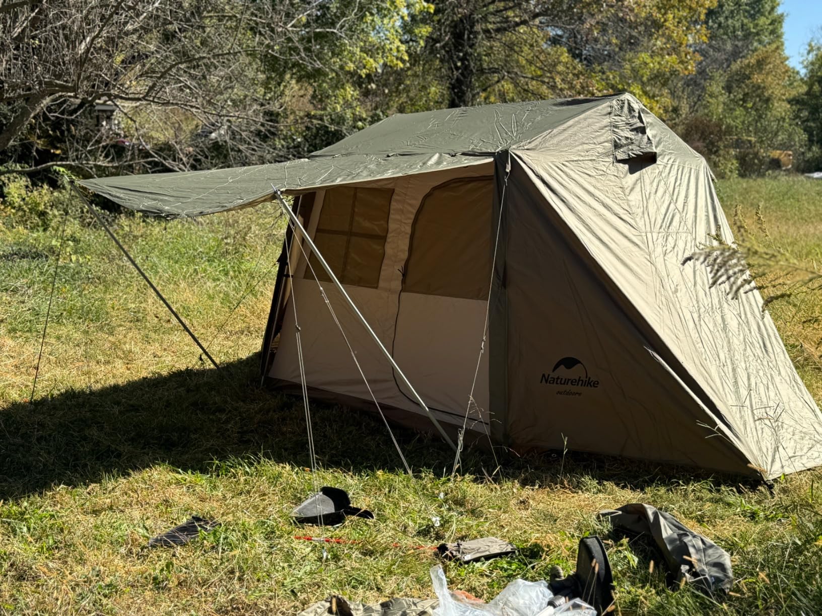 Naturehike Village Instant Tent, 4 Person 8 Person Camping Tent with Full Rainfly, Waterproof Large Cabin Tents for Car Camping customer photo 1