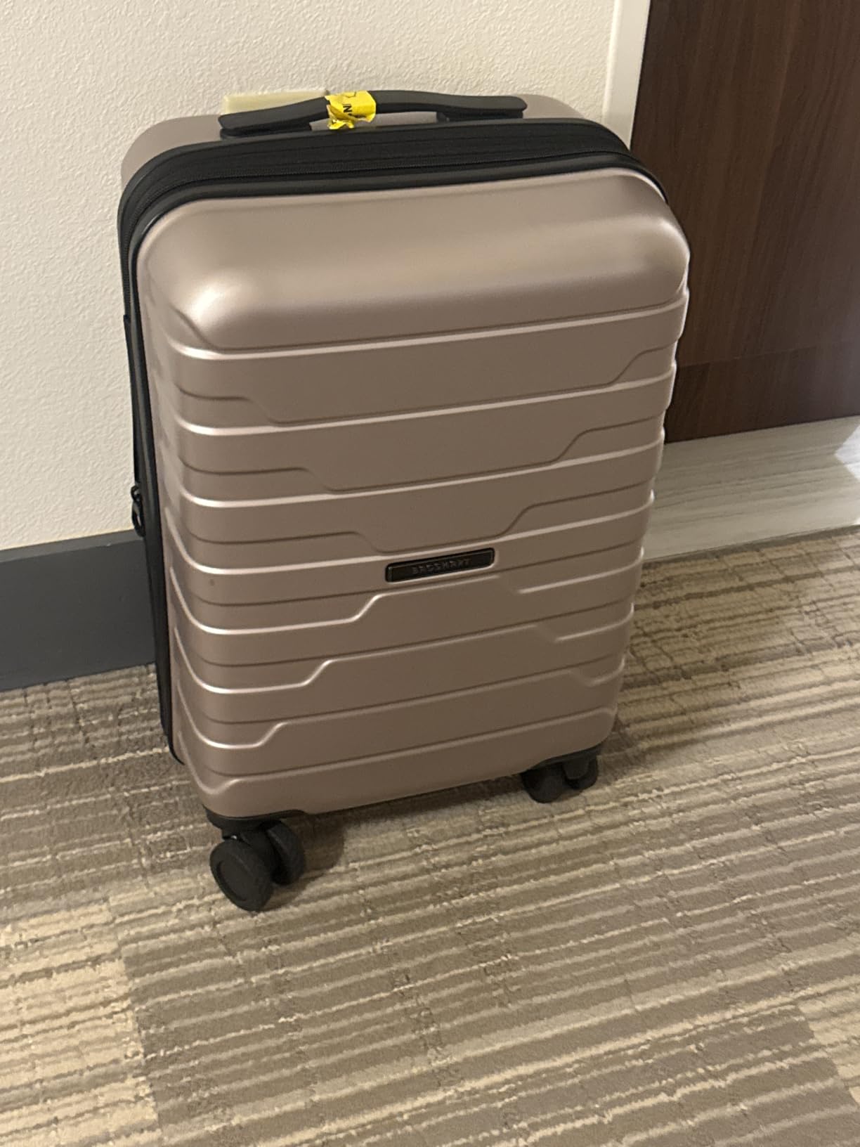 BAGSMART Carry on Luggage 22x14x9 Airline Approved with Spinner Wheels, Lightweight 20 Inch Suitcase with TSA Lock, Expandable Hard Shell for Men Women, Royal Blue customer photo 1