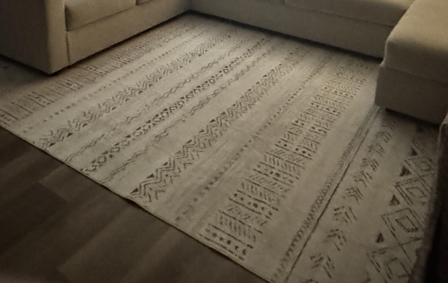 cotiled Boho 8x10 Area Rugs for Living Room: Large Moroccan Washable Rug | Modern Neutral - Stain Resistan Carpet for Bedroom Farmhouse Brown Cream customer photo 2