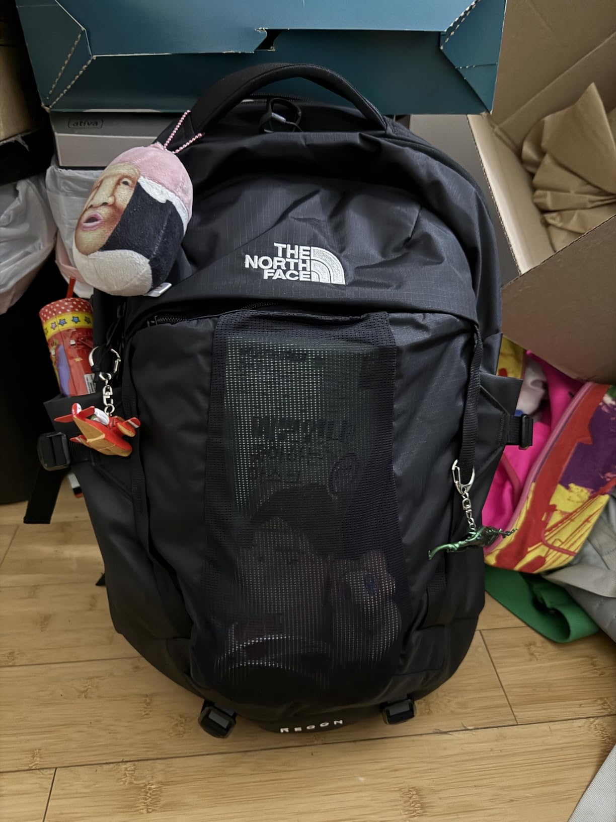 The North Face Women's Recon Everyday Laptop Backpack - PFAS Free, Canyon Dust Dark Heather, One Size customer photo 2