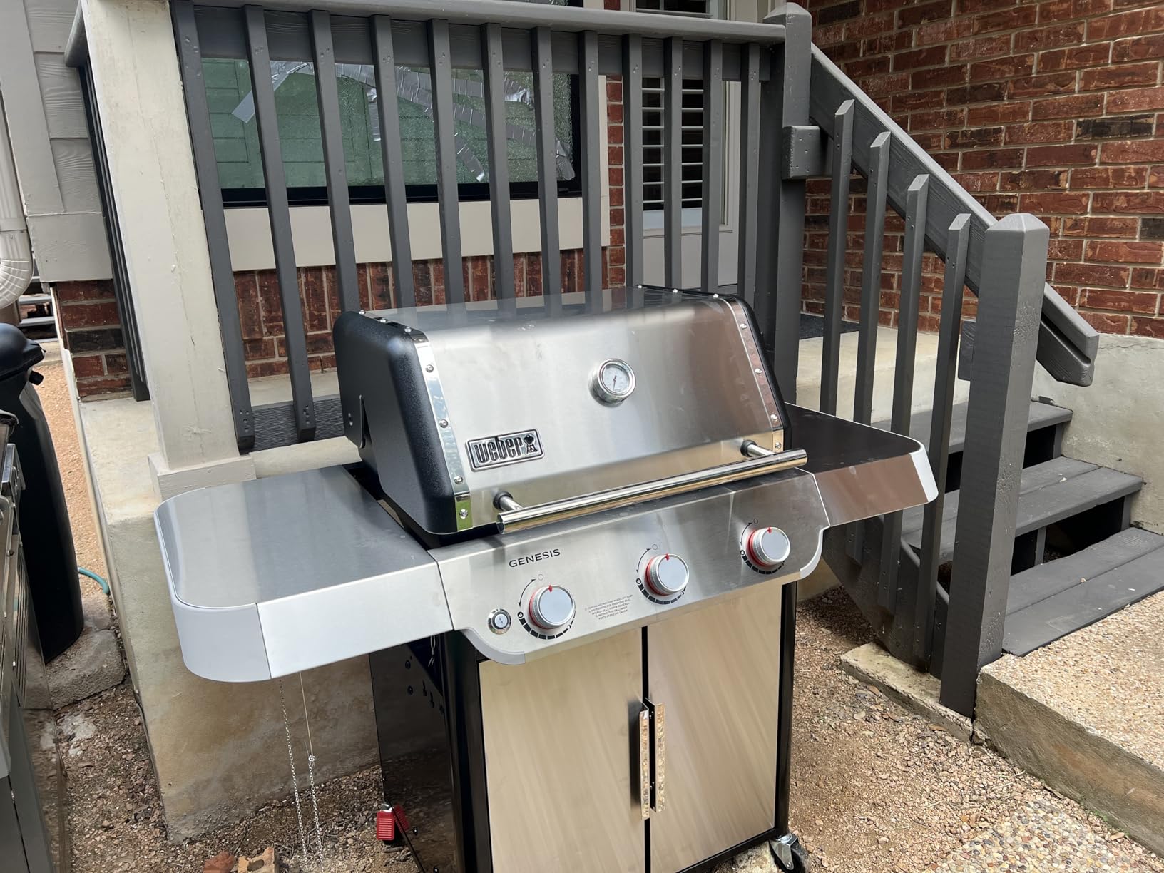 Genesis S-315 Liquid Propane Gas Grill for Outdoor Cooking, Stainless Steel, 3 Burners - Stainless Steel Cooking Grates & PureBlu Burners customer photo 2