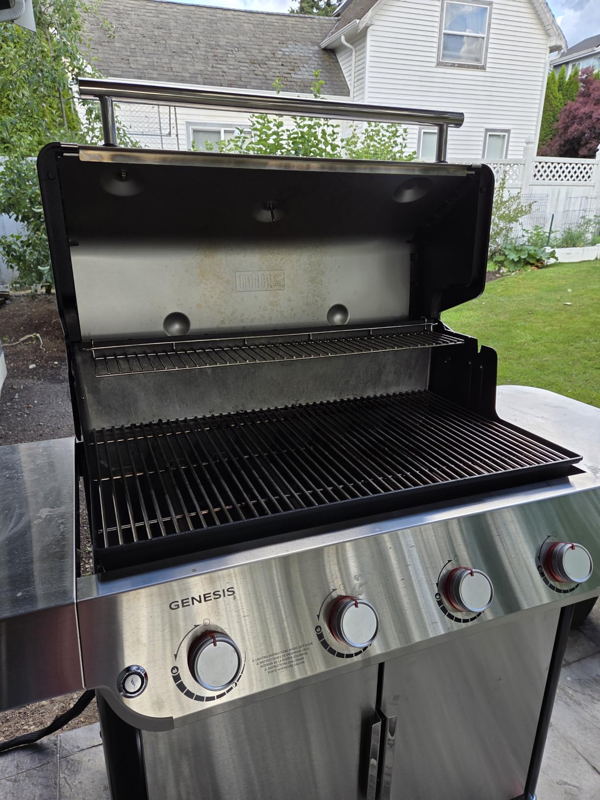 Genesis S-415 Natural Gas Grill for Outdoor Cooking, Stainless Steel, 4 Burners - Stainless Steel Cooking Grates & PureBlu Burners customer photo 2