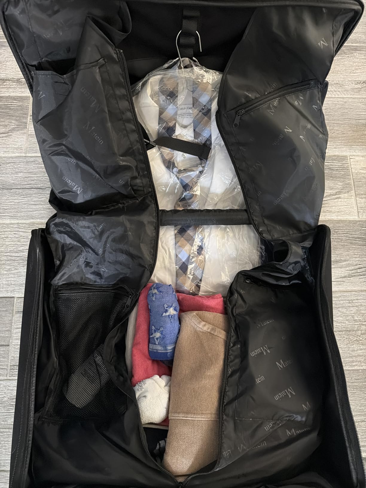 MATEIN Rolling Garment Bag with 2 Packing Cubes, Large Travel Garment Bags customer photo 2