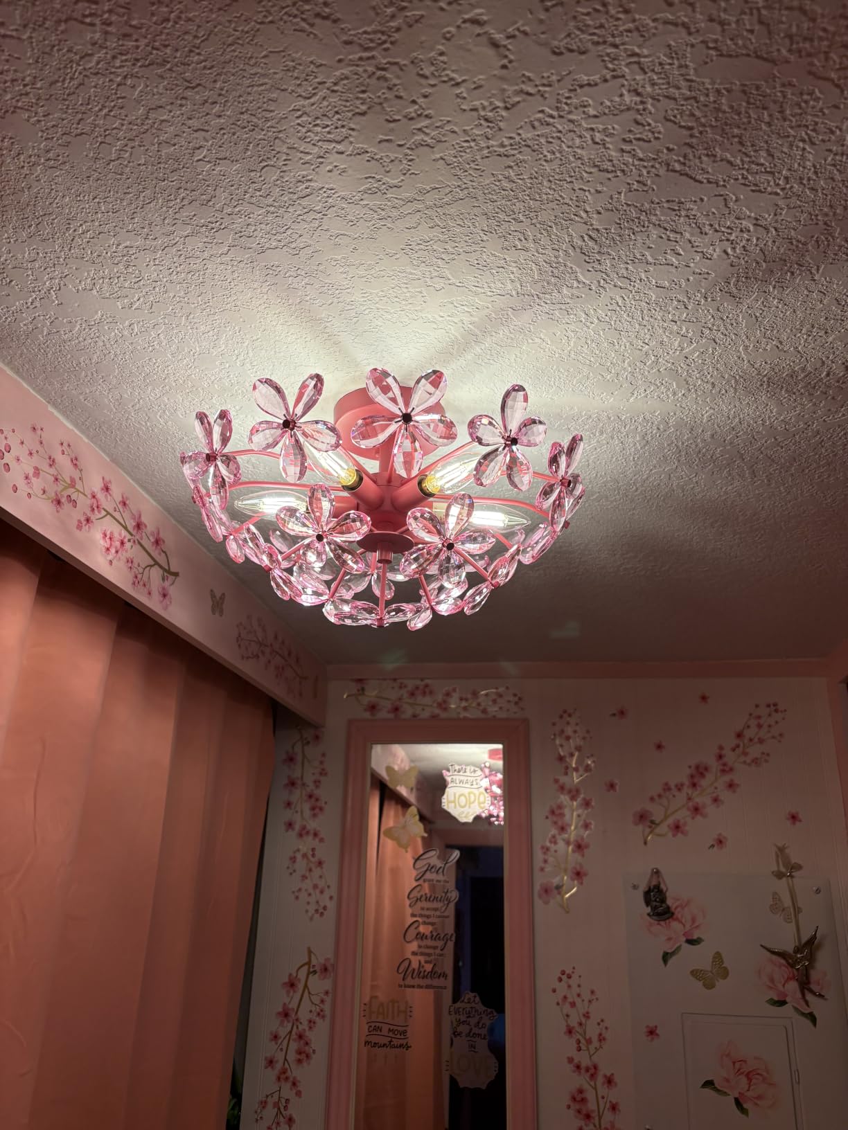 WUZUPS Crystal Chandelier 10-Light Pendant Ceiling Light Modern Lighting Fixture for Dining Room Hallway Bedroom Kitchen Bathroom customer photo 2