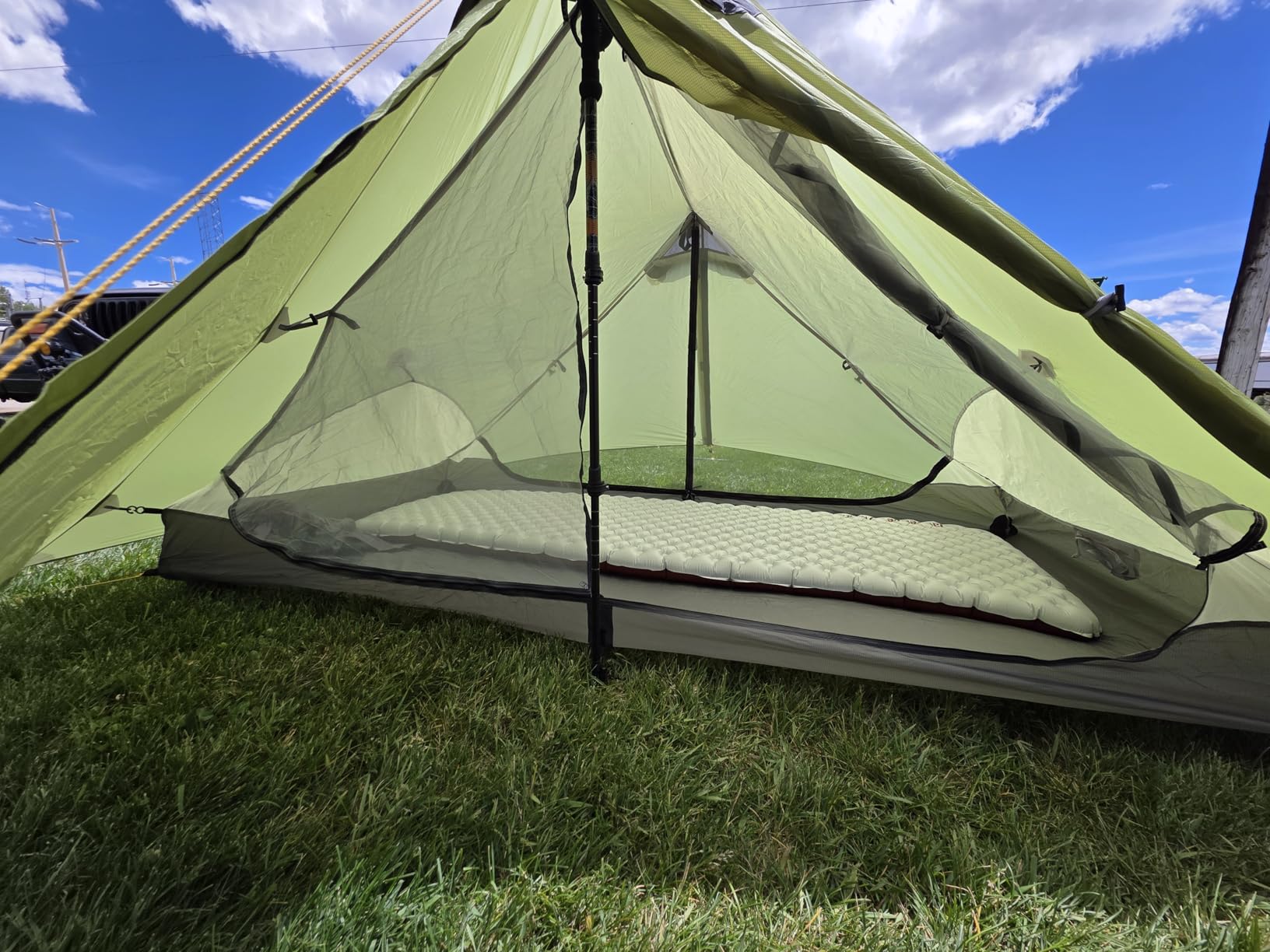 LANSHAN Ultralight Waterproof 1-2 Person Backpacking Tent | Ultralight waterproof nylon, pitch anywhere, for camping & travel. customer photo 1