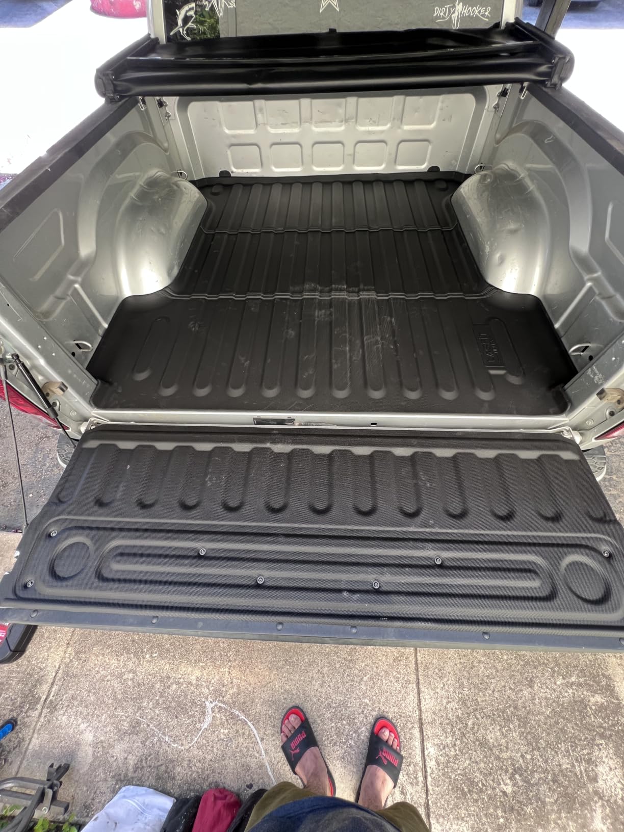 LASFIT Truck Bed Mat 2019-2026 for Chevrolet Chevy Silverado 1500 | GMC Sierra 1500 (Only Fit 5.8FT Bed), Bed Liner for Chevy Silverado GMC Sierra 1500, Not Fit Optional CarbonPro Bed customer photo 2