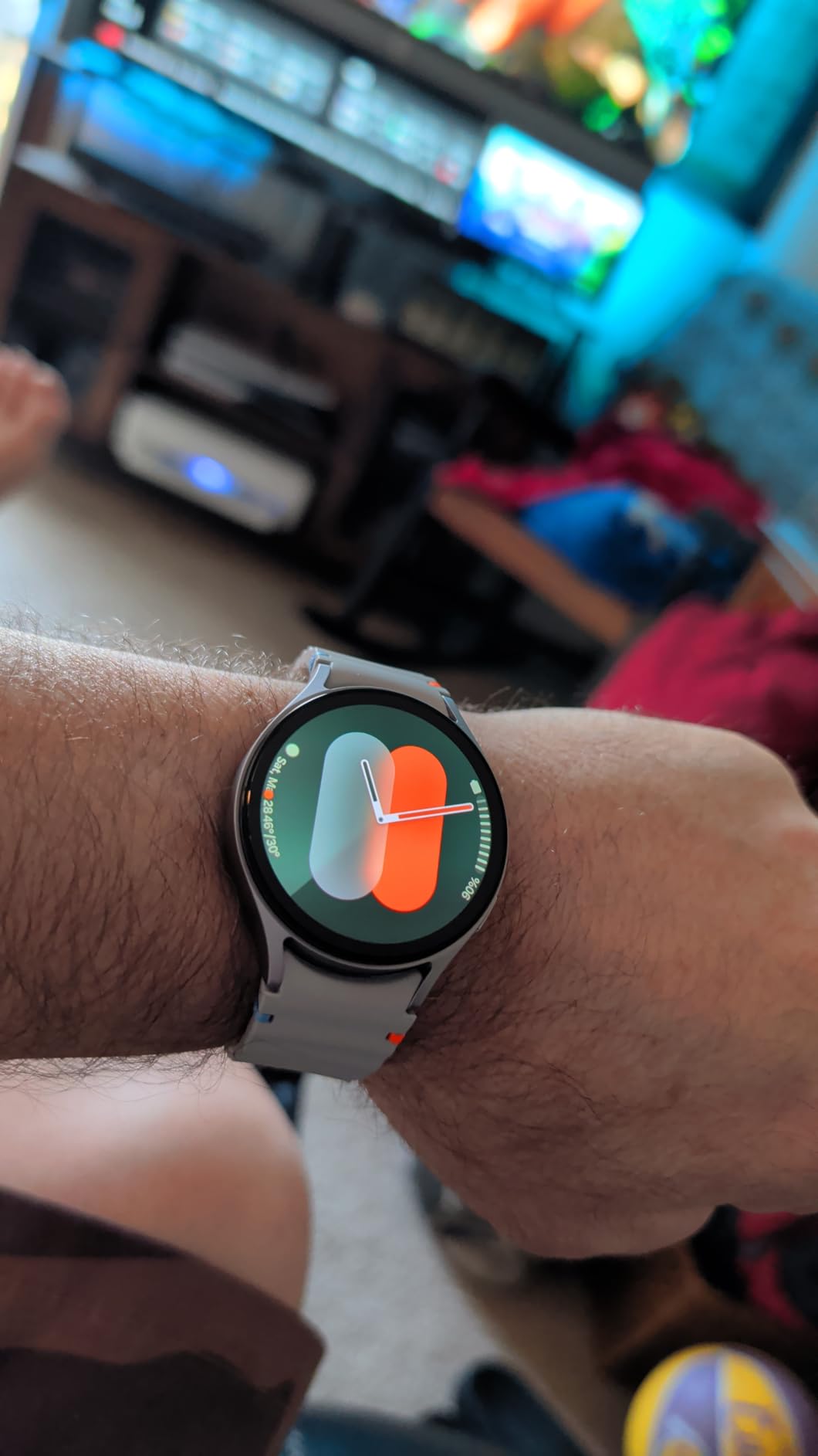Galaxy Watch 7 44mm Bluetooth AI Smartwatch w/Energy Score, Wellness Tips, Heart Rate Tracking, Sleep Monitor, Fitness Tracker, 2024, Silver [US Version, 1Yr Manufacturer Warranty] customer photo 1