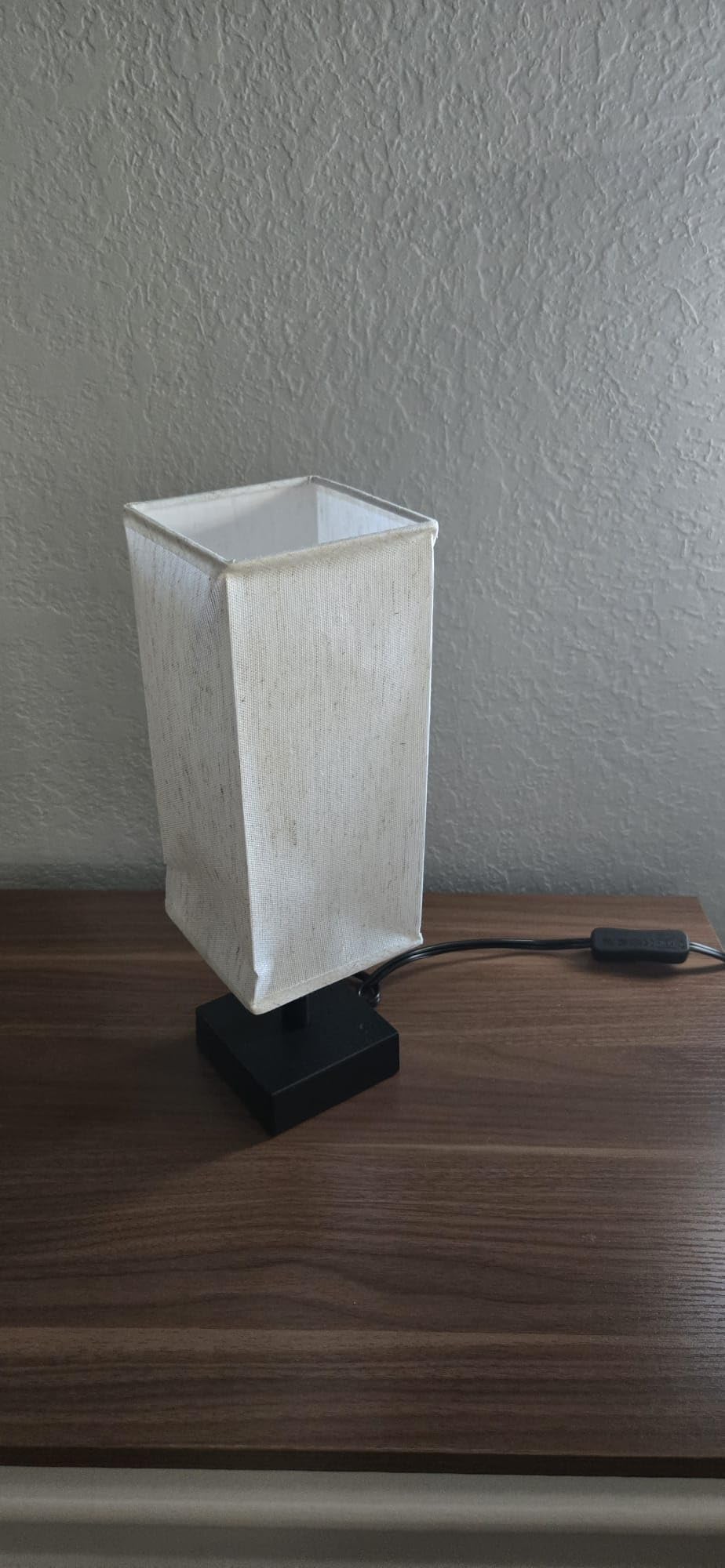 aooshine Beige Bedroom Table Lamp Set - Bedside Lamps for Nightstand Set of 2, Minimalist Lamps for Desk, Dorm, Kids Room, Bulb Not Included | Inline Rocker Switch, Corded Electric, Bulb Not Included, 12.8