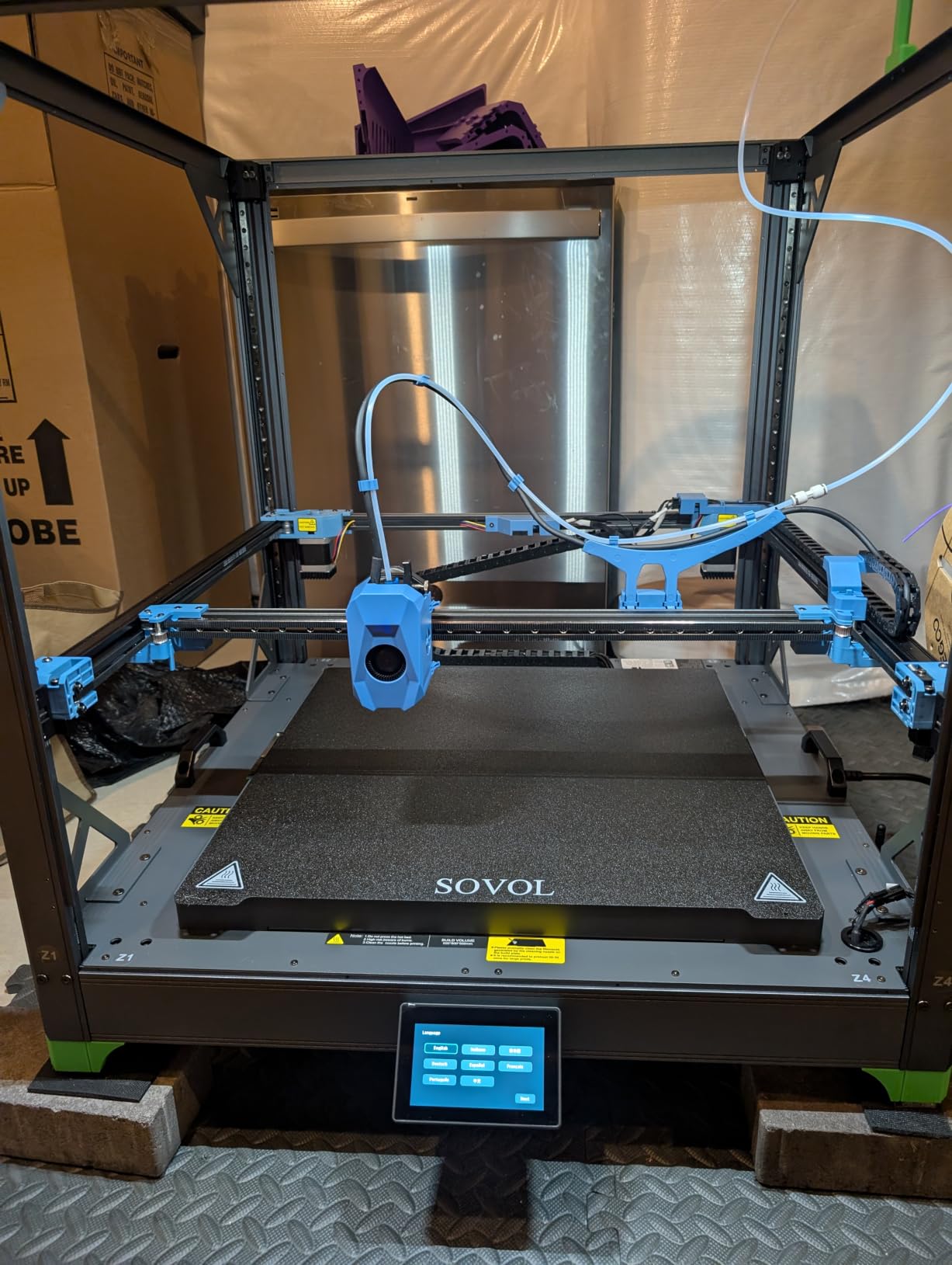 Sovol SV08 Core-XY 3D Printer Voron 2.4 Open Source, 700mm/s High Speed with 300C Clog-Free Hotend & Camera, Auto Leveling, Large Print Size 350x350x345mm customer photo 2