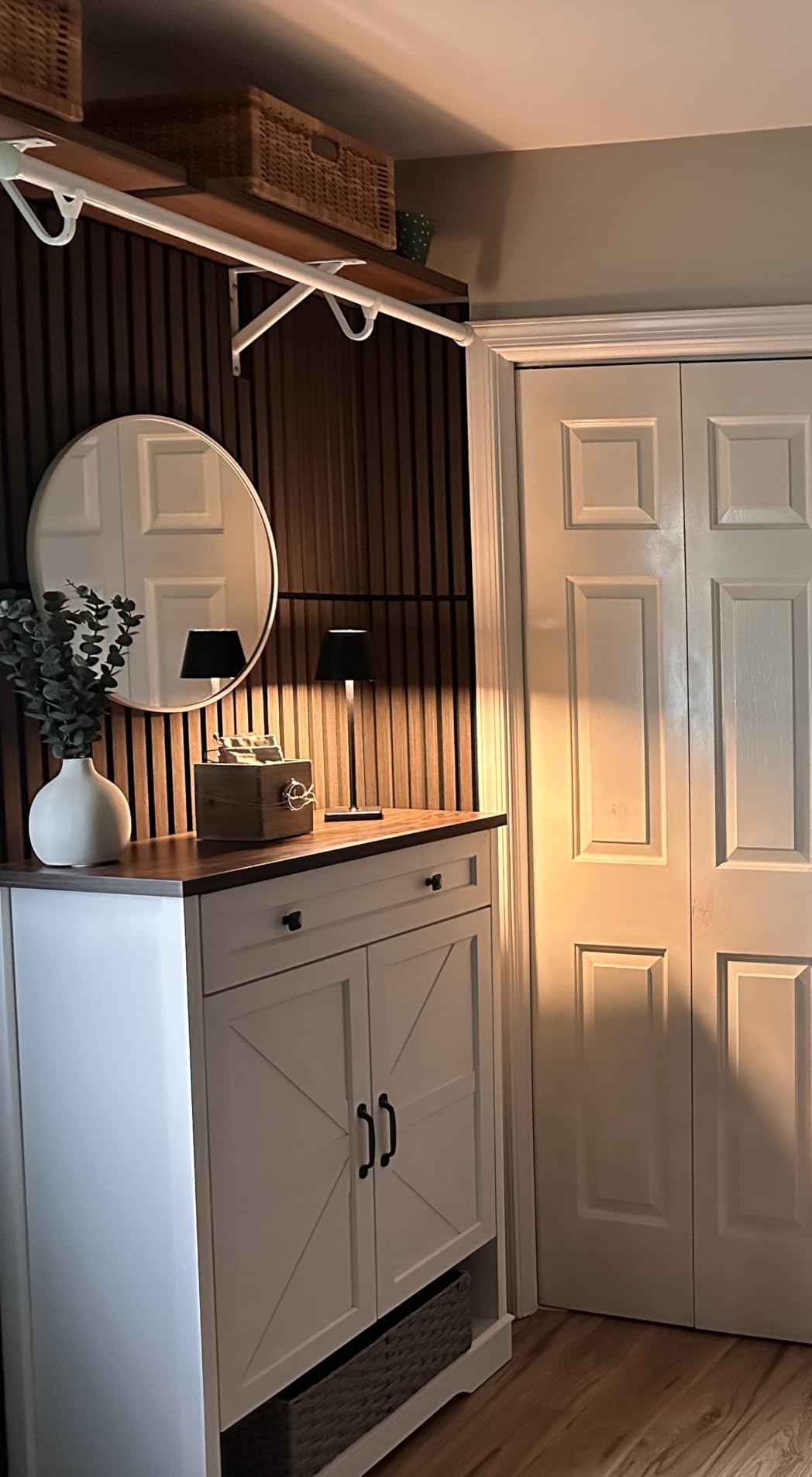 Round Black Mirror 30 Inch, Matte Black Frame, Large Circle Mirror | Metal Frame, Circular Wall Mounted Mirrors for Bathroom, Living Room, Bedroom, Entryway, Vanity customer photo 1