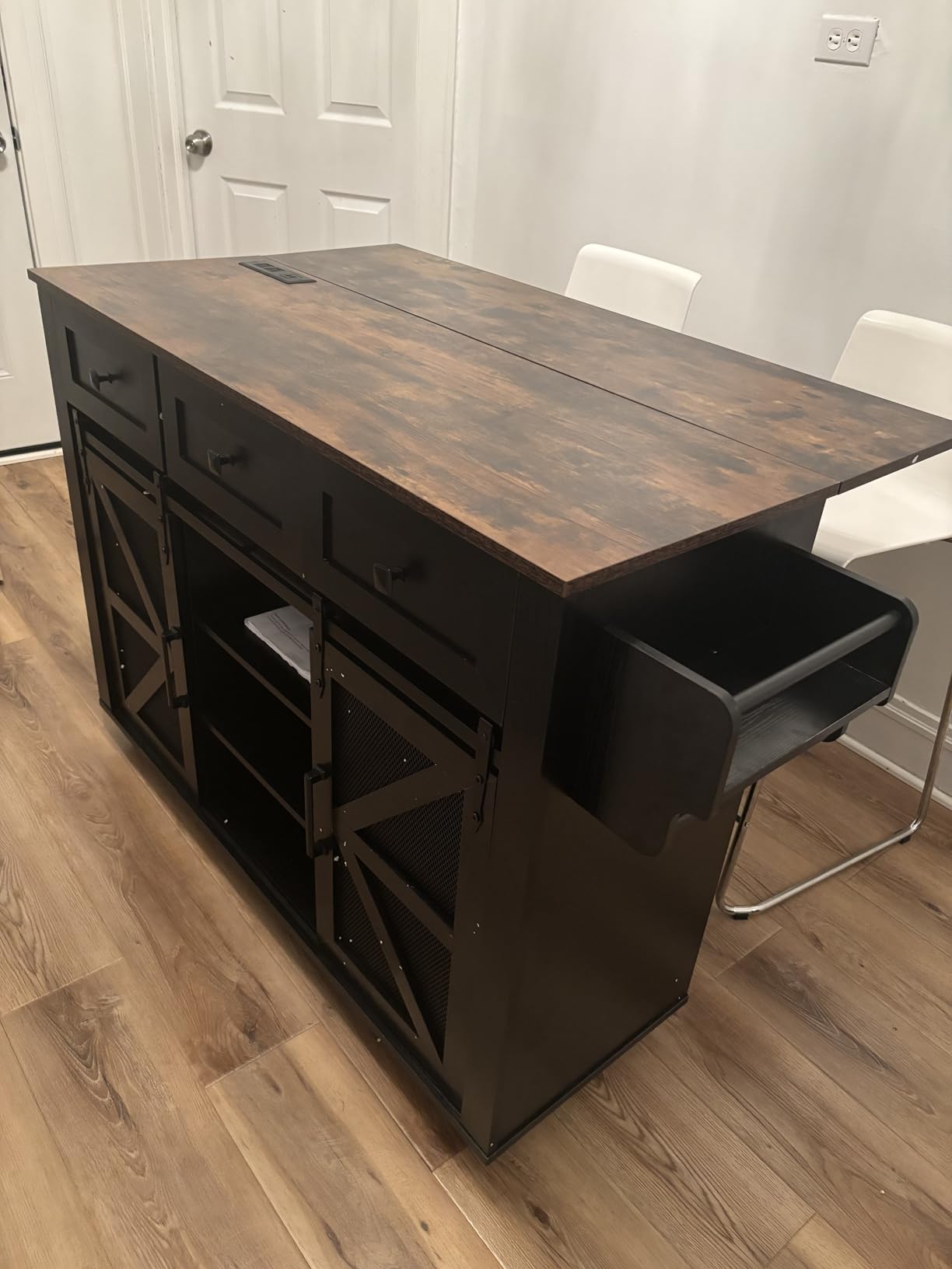 Kitchen Island with Storage, 55