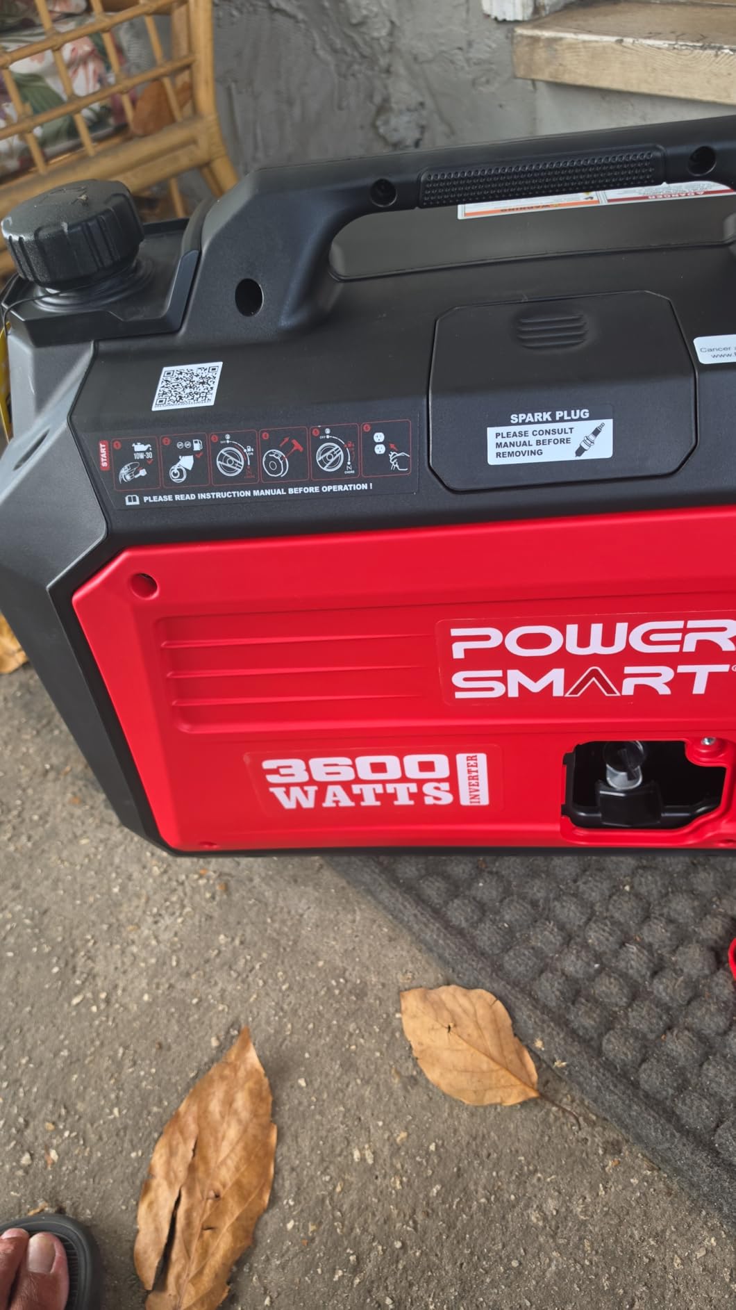 PowerSmart 2500 Watt Portable Inverter Generator with Quiet Technology, Compact and Lightweight Design, Small Generator for Camping, EPA Compliant customer photo 2