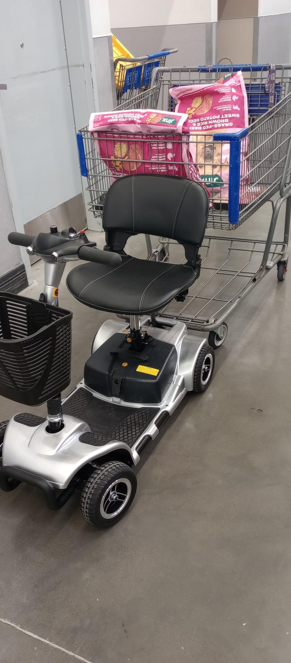 Vive 4 Wheel Mobility Scooter - Electric Powered Wheelchair Device - Compact Heavy Duty Mobile for Travel, Adults, Elderly - Long Range Power Extended Battery with Charger Included (Limited Edition) customer photo 1