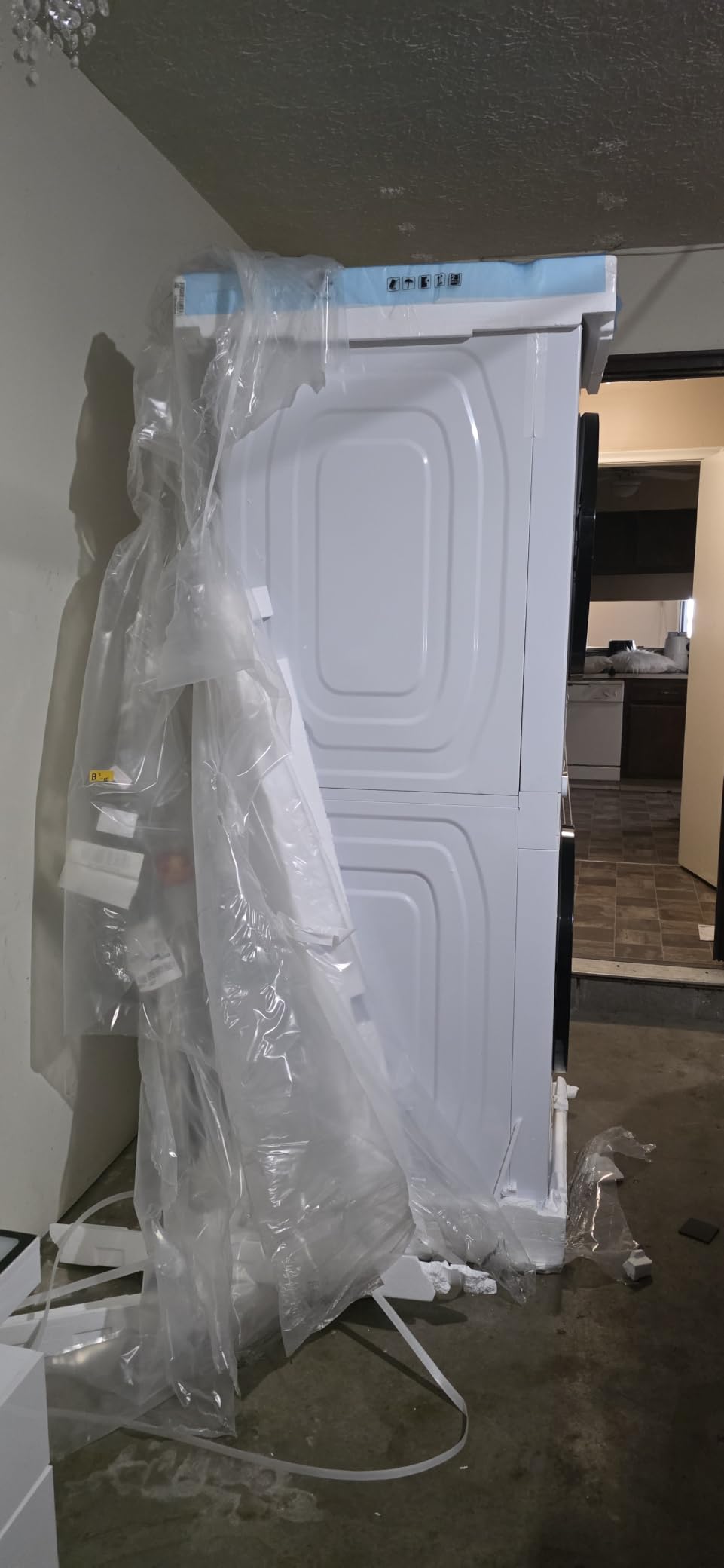 Samsung Bespoke AI Laundry Hub Large Capacity 4.6 cu. ft. Single Unit Washer with Steam Wash and 7.6 cu. ft. Electric Dryer in White, WH46DBH100EWA3 customer photo 2