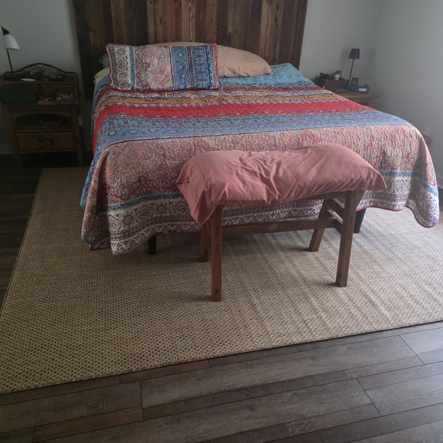 Nourison Home Courtyard Jute 9' x 12' Area Rug - Easy Clean, Non Shedding, Bedroom, Living Room, Dining Room, Kitchen customer photo 2
