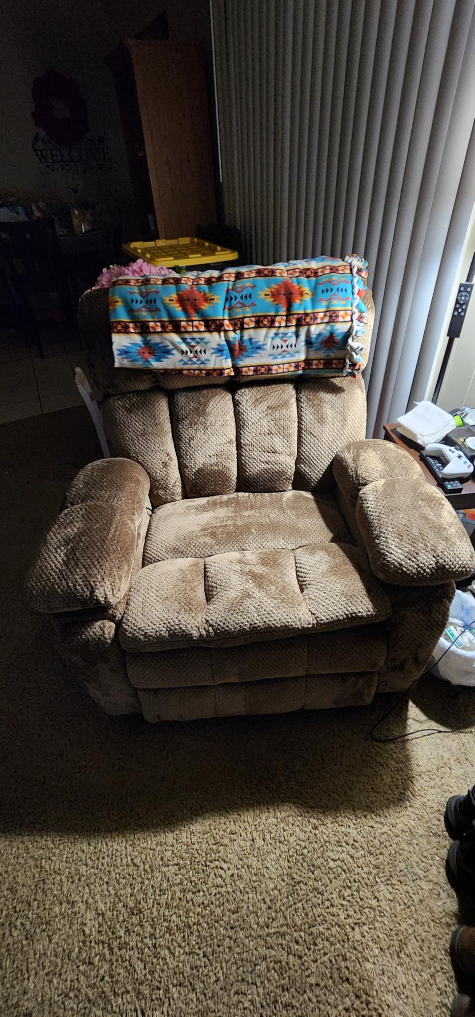 Oversized Power Lift Recliner Chair with Adjustable Headrest for Elderly, Dual Motor Lay Flat Recliner Chair with USB Port, Type C, Big and Tall Recliner with Massage and Heat, Cup Holders, Arm Storage, Brown customer photo 2