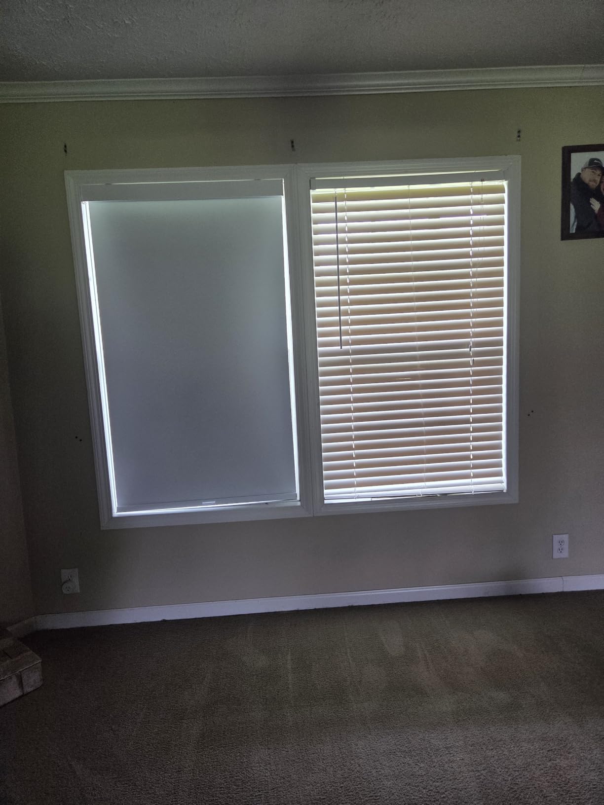 Persilux Blackout Roller Shades for Windows, Cordless Free-Stop Blinds for Windows with Valance, Thermal Insulated Fabric Window Shades, UV Protection Shades for Home and Bedroom, Black, Custom Size customer photo 2