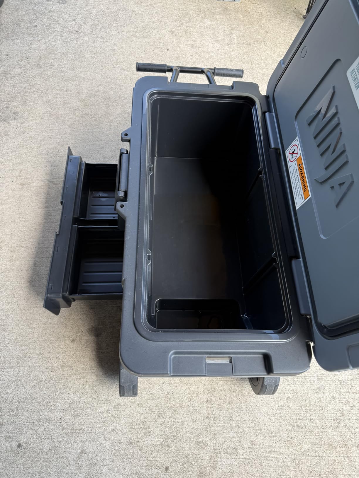 Ninja FrostVault 65QT Cooler with Wheels | Insulated with Temp Dry Storage Drawer | Keeps Ice Cold for Days | for the Beach, Camping, Picnics & More | Birch Beige customer photo 2