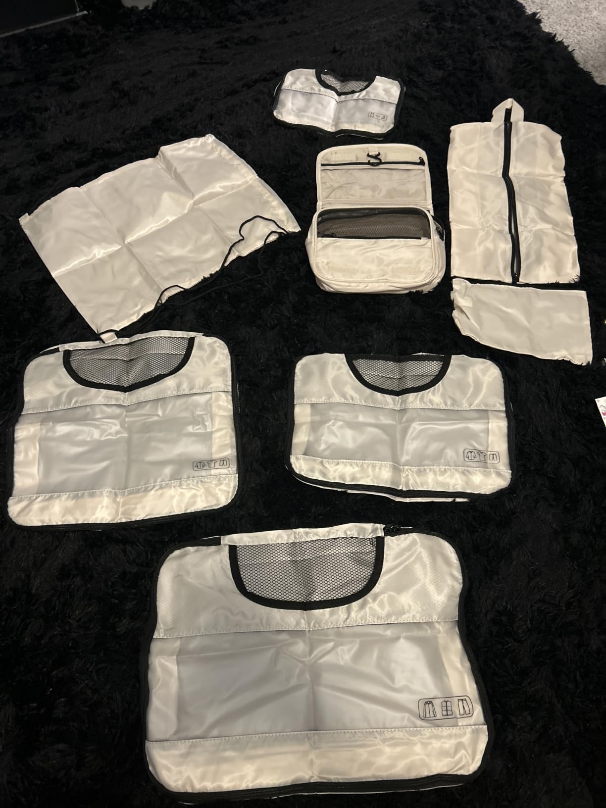 Veken 8 Set Packing Cubes for Travel Essentials, Suitcase Organizer Bags in 4 Sizes, Carry-On Luggage Accessories with Laundry Bag, Airplane Must Have customer photo 1