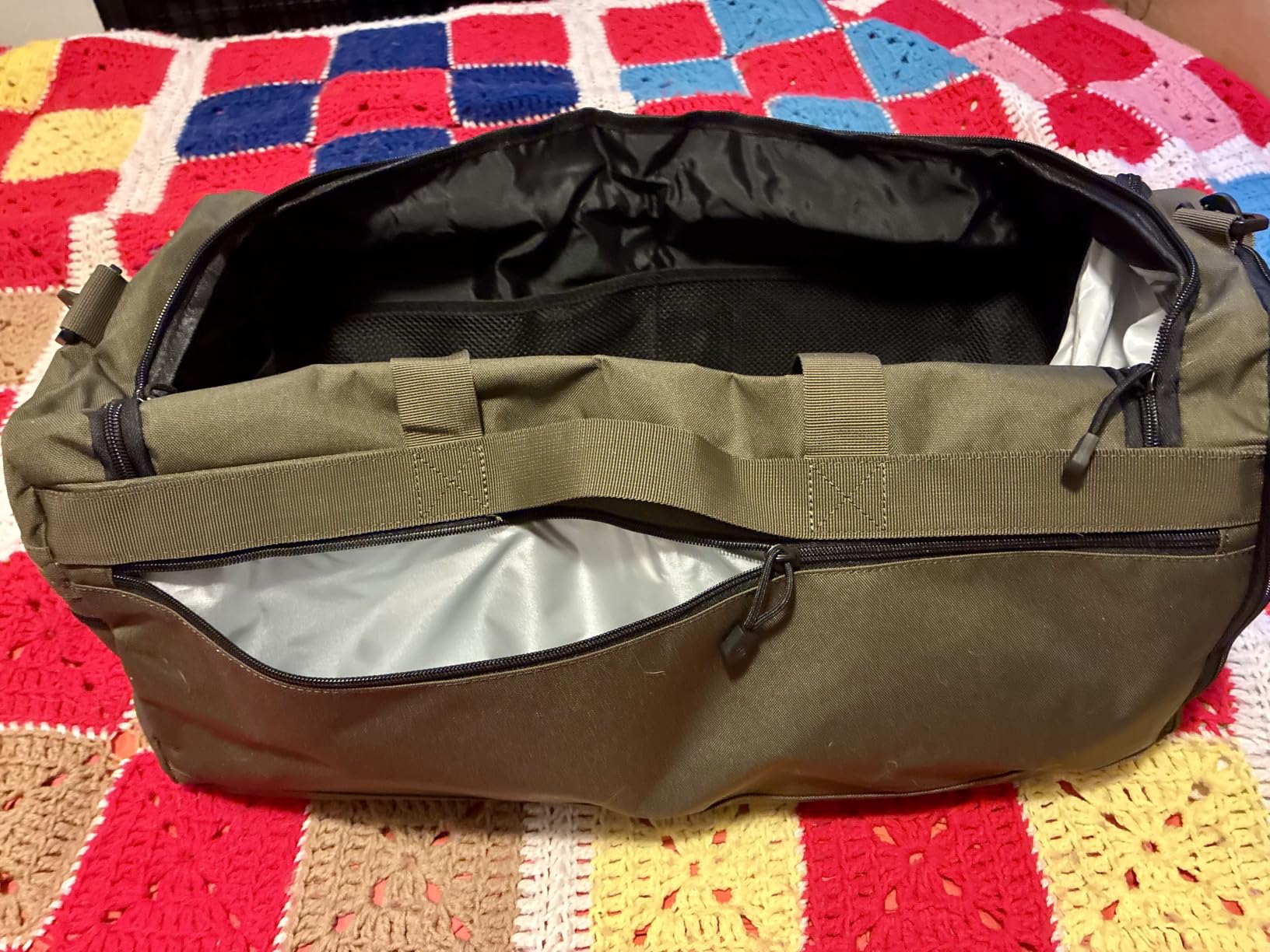 3-in-1 Duffle Bag Travel Gym Sports, Large Tactical Duffel Backpack customer photo 1