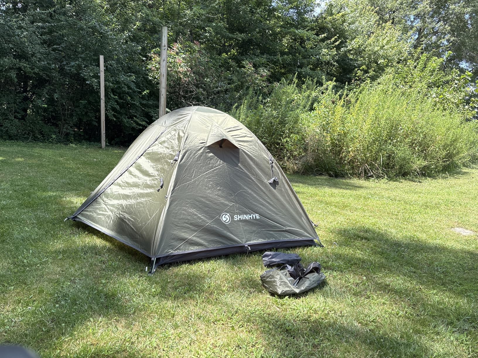 ShinHye Backpacking Tent 2/3/4 Person - Ultralight Dome Portable Tents for Camping Easy Set Up, Outdoor Hiking Waterproof Camp Instant Tent Two Doors Double Layer customer photo 2